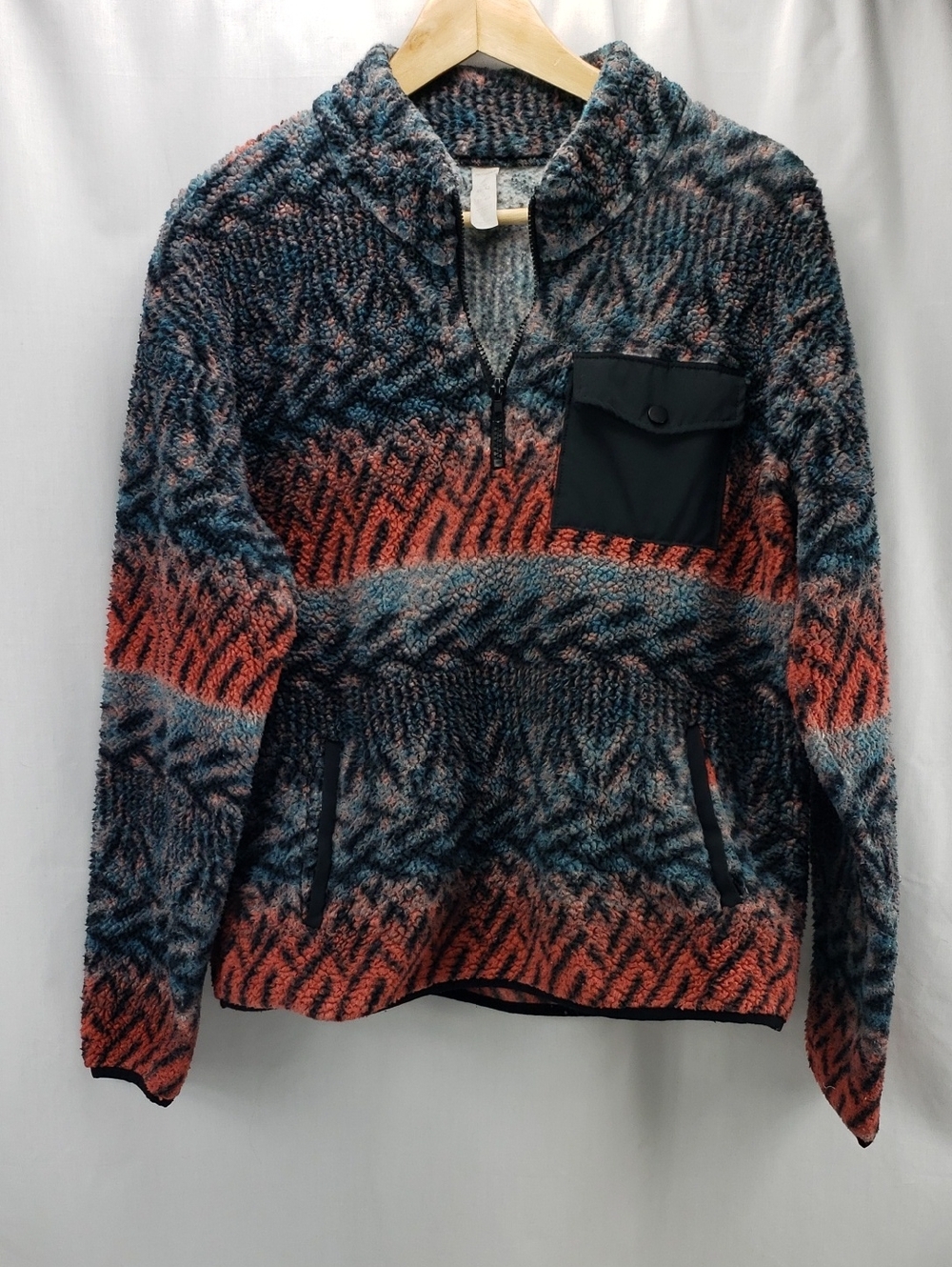 Marika Aztec Quarter Zip Fleece Pullover Size M